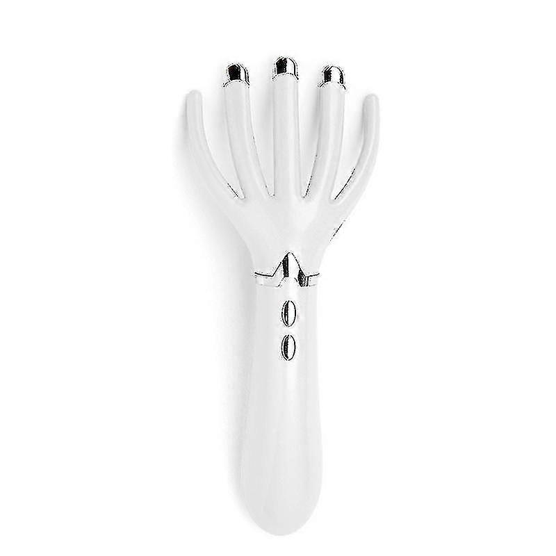 Head Electric Vibrating Massage Comb Mini Rechargable Heating Massager