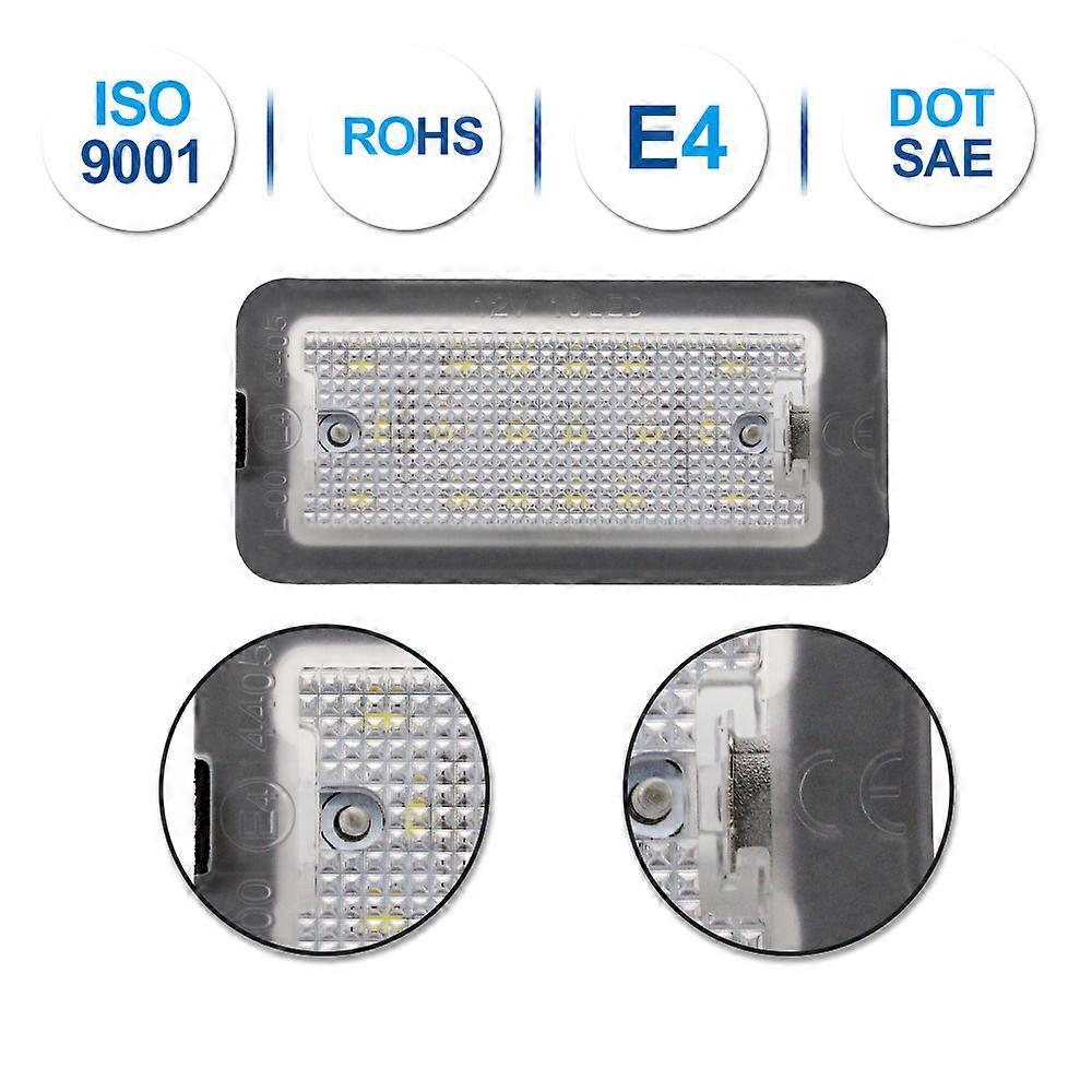 Fiat 500 Abarth License Plate Lights 18SMD | Canbus