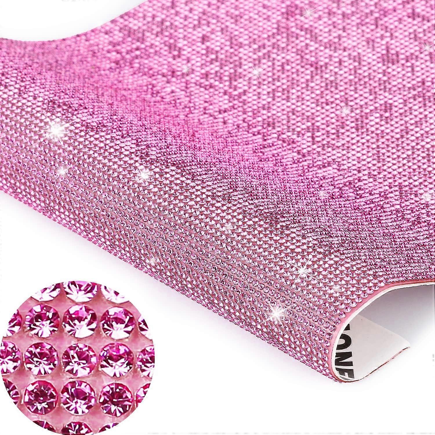 بلينغ كريستال حجر الراين DIY ملصق الديكور 9.4 × 8 بوصة ، متوفر في ستة وثلاثين لونا