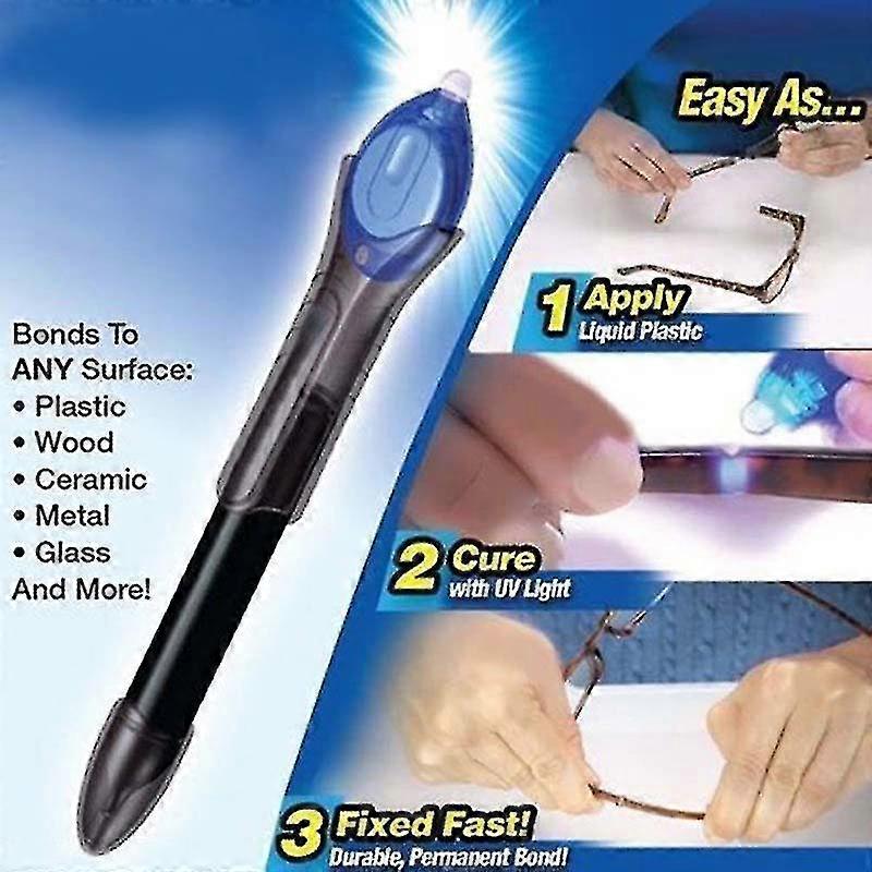 Super Power 5 Second Fix Uv Light Repair Tool Glue Refill Liquid Plastic Welding