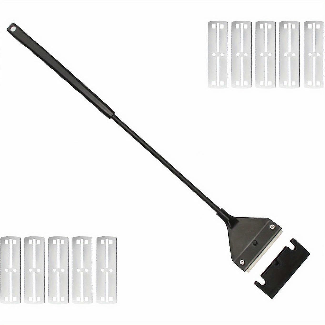 1pc Algae Scraper For Glass Aquarium, Fish Tank Scraper With 10 Replaceable Blades, Aquarium Cleaning Tools, Fish Tank Algae Scraper With Blade Safety
