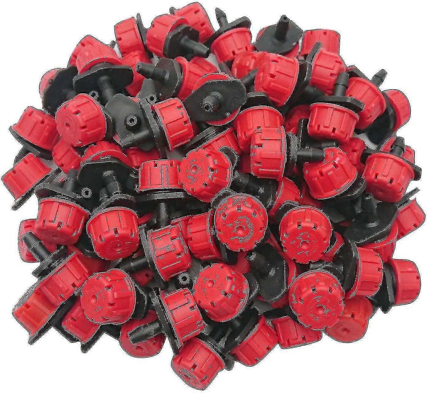 100 Pcs 8-hole Dripper, Adjustable Flow Rate Gardening Drip Irrigation Sprinkler Equipment