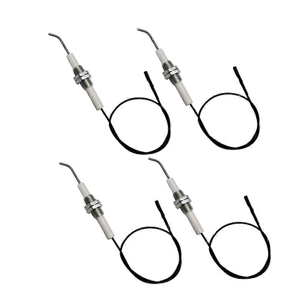Ignition Part Plug Ceramic Electrode Igniter With Wire 30cm In .3mm Terminal 4pcslot