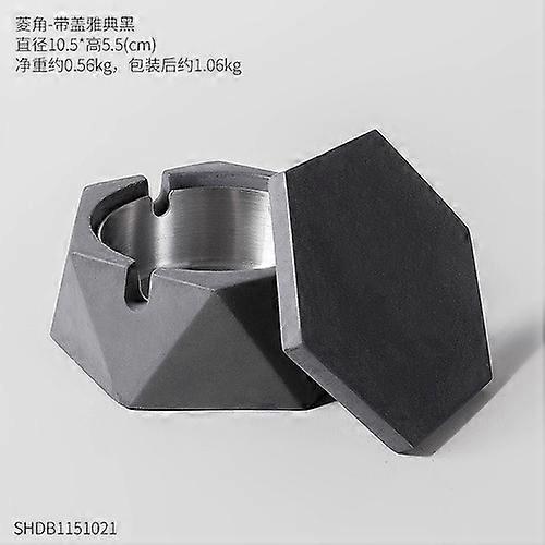 Creative Car Askkopp Cement Askkopp Drop Resistance Askkoppshållare Present till Pojkvän Askkoppar med lock Askkopp Dekoration