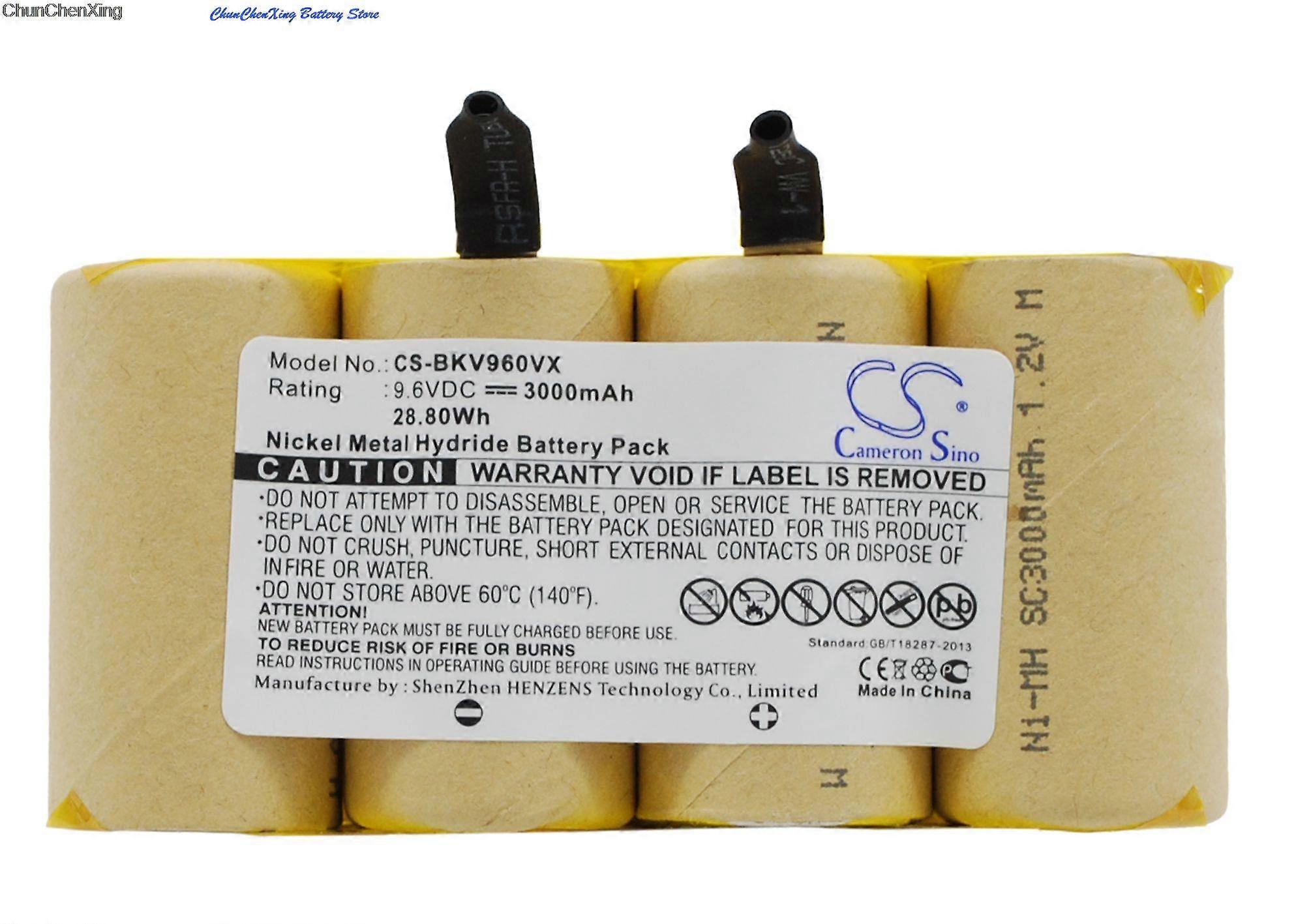 3000mAh batteri til Black&Decker DV9605