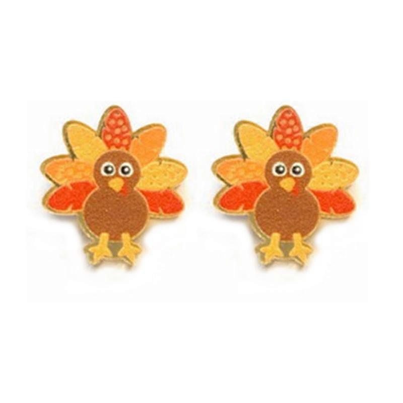 Ragazze' Drop Dangle Turchia Orecchini Ringraziamento Orecchini Cartone Animato Orecchini