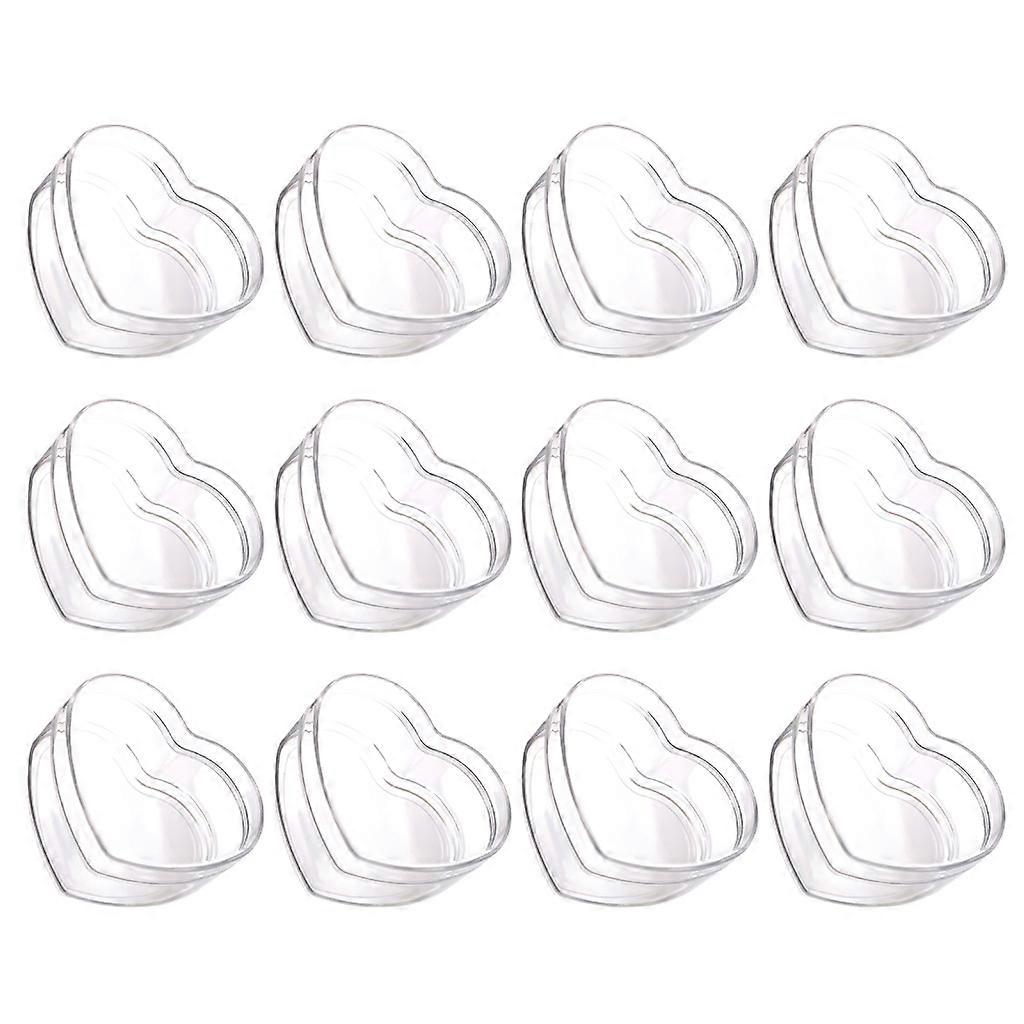 Clear Acrylic Boxes Small Acrylic Storage Box Transparent Heart Shaped Boxes