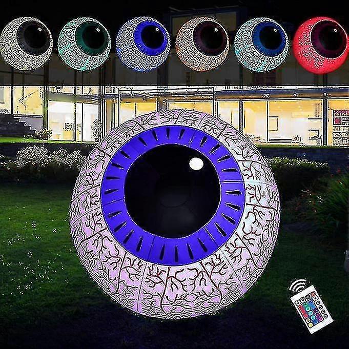 Halloween Inflatables Ghost Eyeball With Rgb Color Changing Led Light