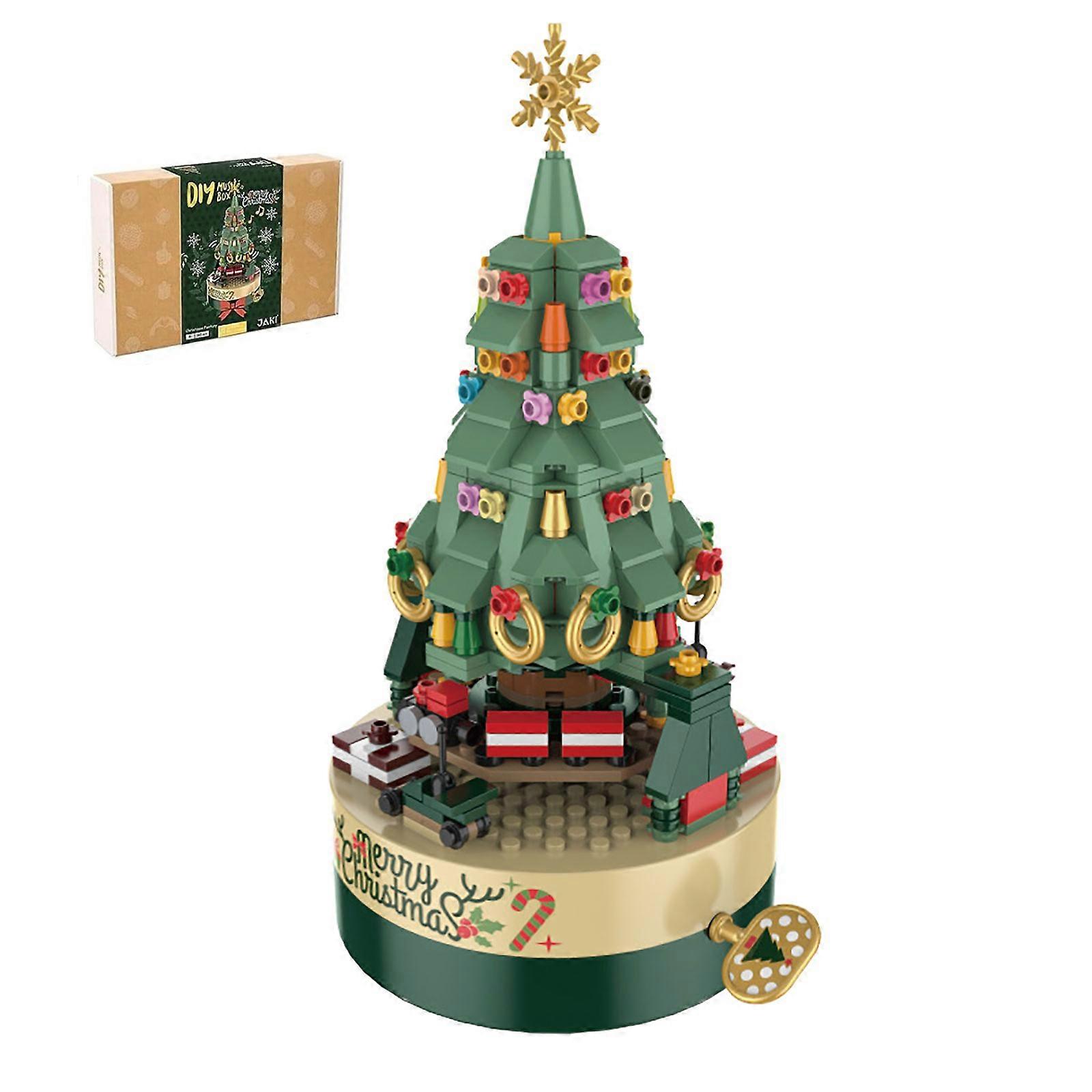 Ny DIY juletre murstein Music Box