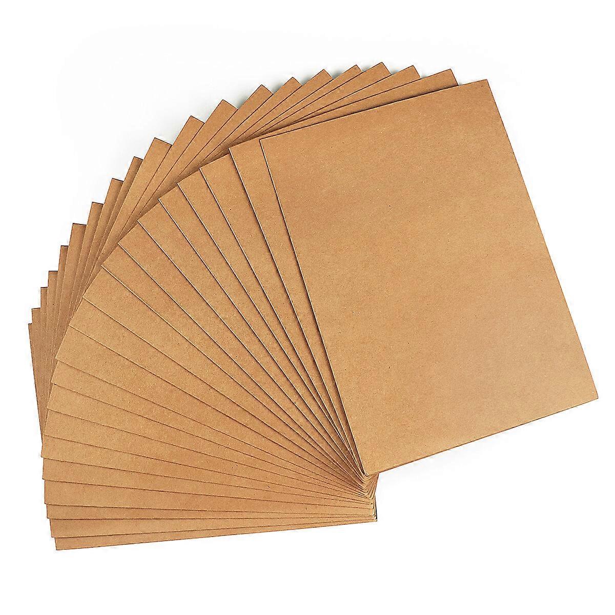 NUOLUX 20pcs A4 Kraft Paper Presentation Folder Project File Document Folder Office Accessories (Kraft Paper)