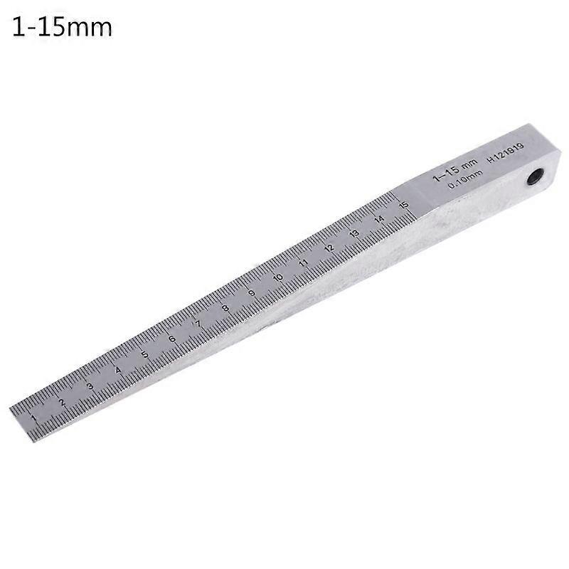 1-15mm 0.5-10mm 0.4-6mm Taper Gauge Welding Feeler Wedge Gauge Measureing Tool