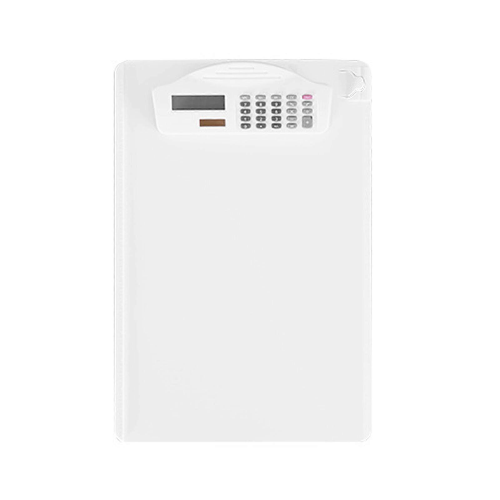 Portable A4 Clipboard Calculator Hangable Clip Board for Business Conference