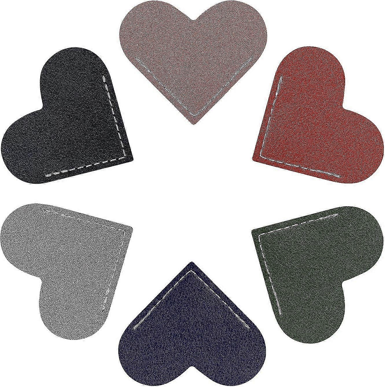 bookmark, leather heart bookmark