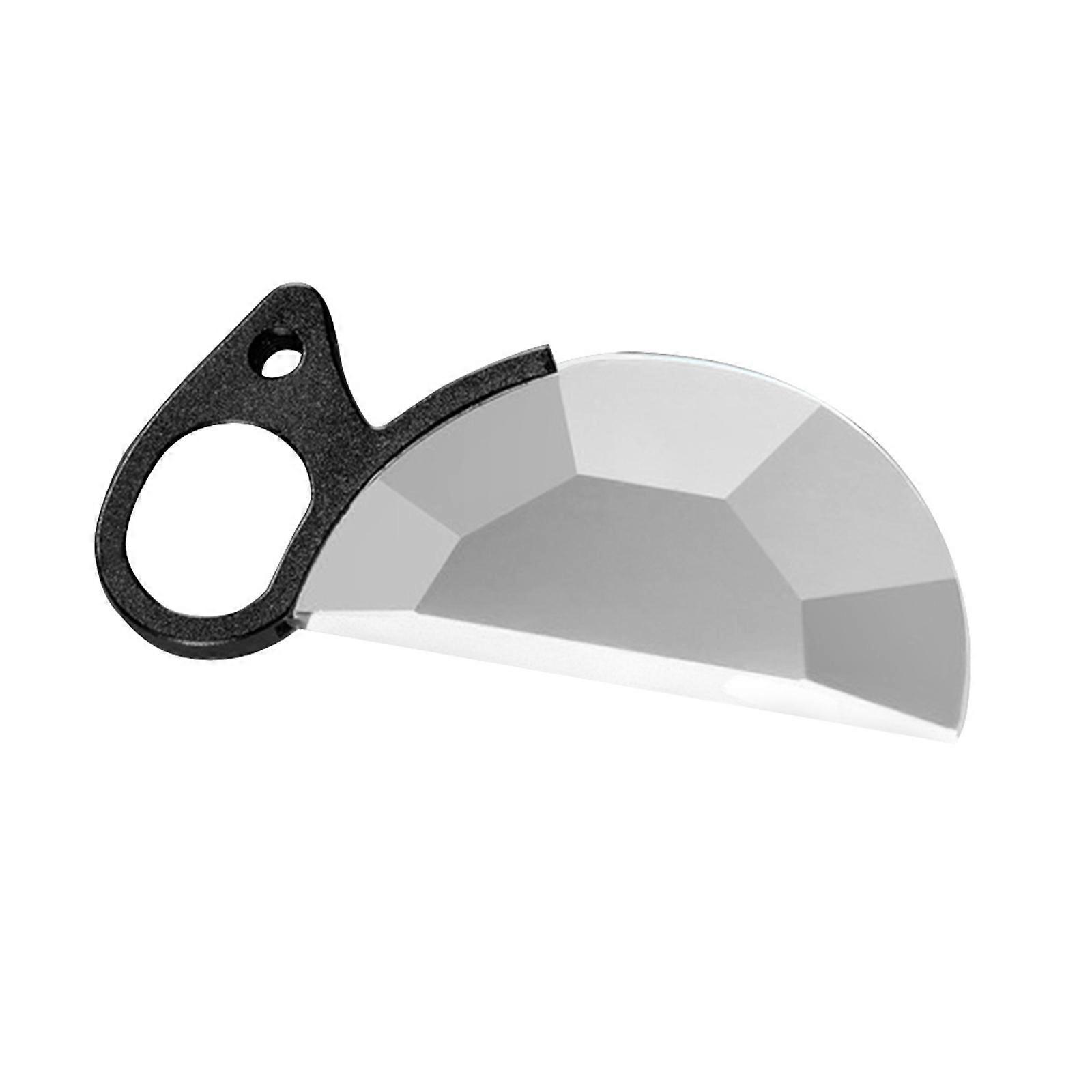 79mm Handheld Semicircle Kaleidoscope Special Effects Filter Optical Glass Prism Multiple Refractions for Photography