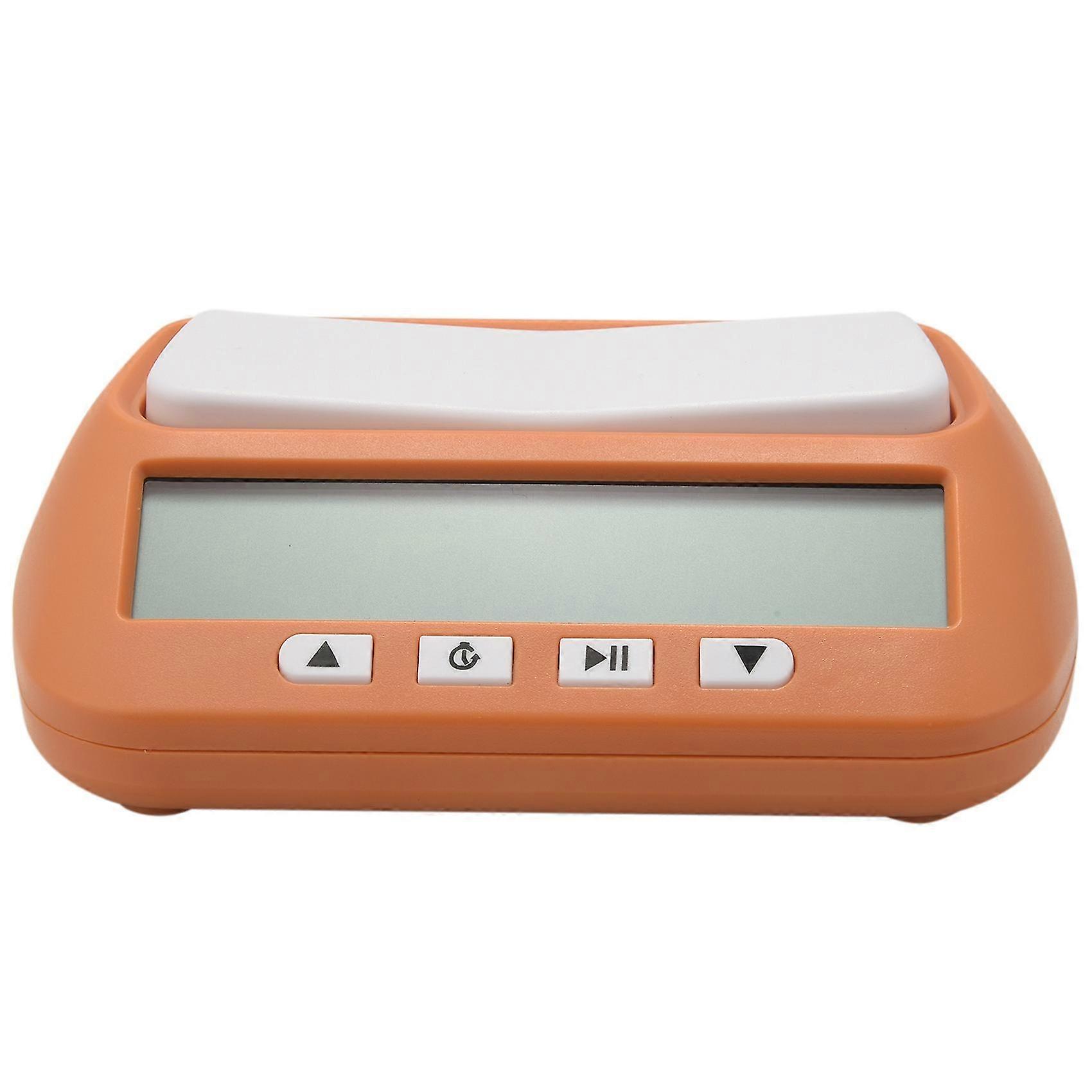 Schachuhr, digitaler Schach-Timer, Spiel-Timer, 3-in-1-Mehrzweck-Profi-Uhr gelb