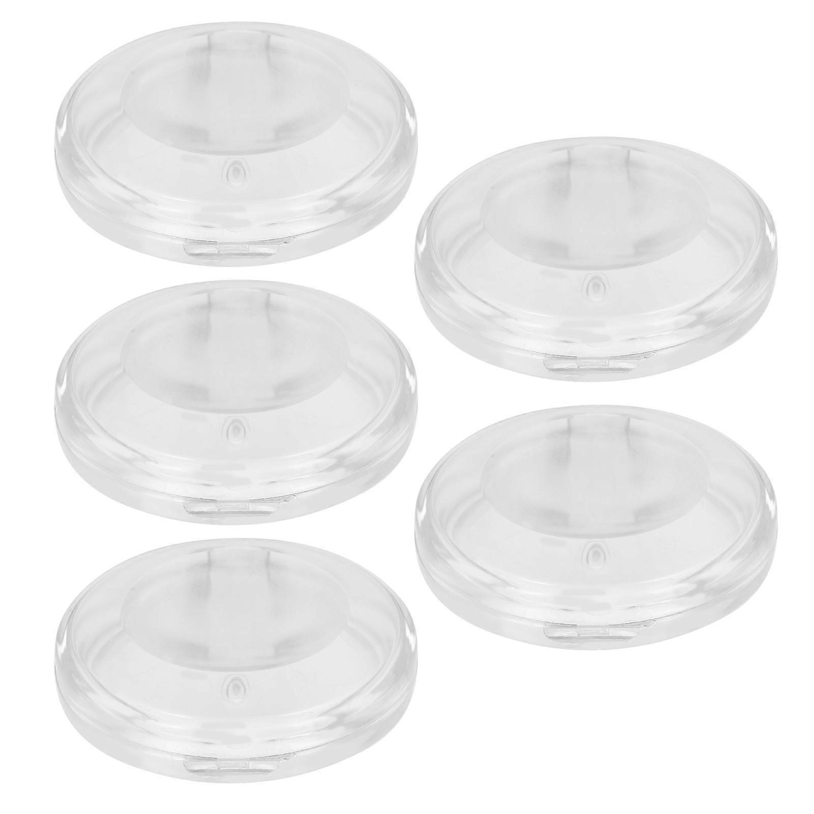 5pcs False Eyelashes Storage Boxes Transparent Plastic Eyelash Case Organizer