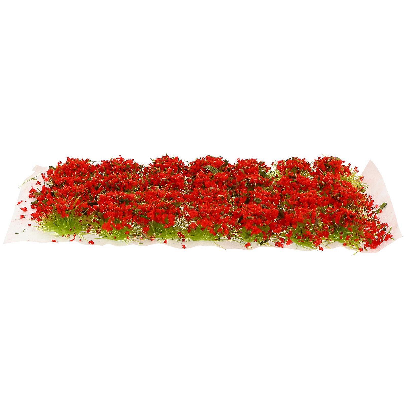 1 Box Miniature Vegetation Simulation Flower Cluster Mini House Scene Decor