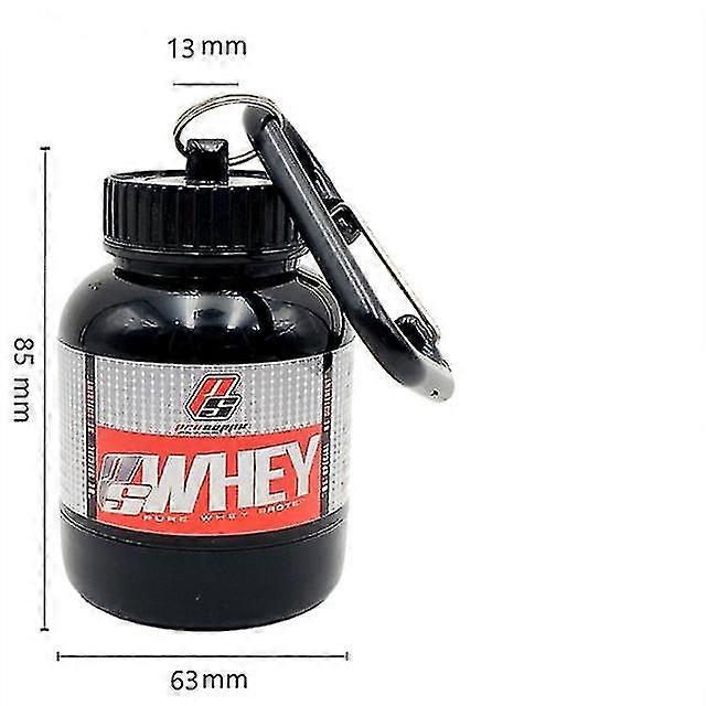 مسحوق البروتين حاوية حبوب منع الحمل منظم حملة سلسلة المفاتيح البروتين