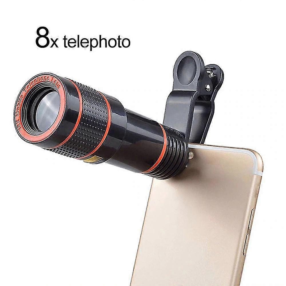 Optical Telescope Lens 12x Zoom No Dark Corner With Tripod Monocular Mobile