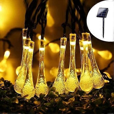 Garden Solar Light - 30 LED 6.5m 8 Modes IP65 Waterproof Warm Light