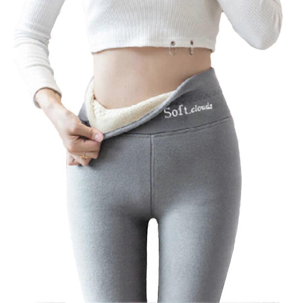 Fleece foret leggings vinter sherpa holde varmen for kvinner høy midje