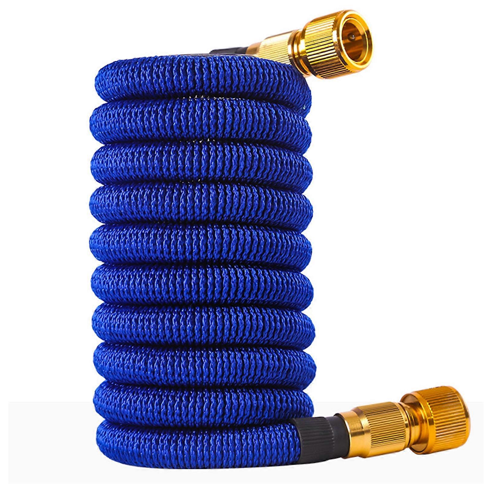 Water Hose Expandable Multifunctional TPE 3 Times Telescopic Spray Hose for Garden JIKAIX