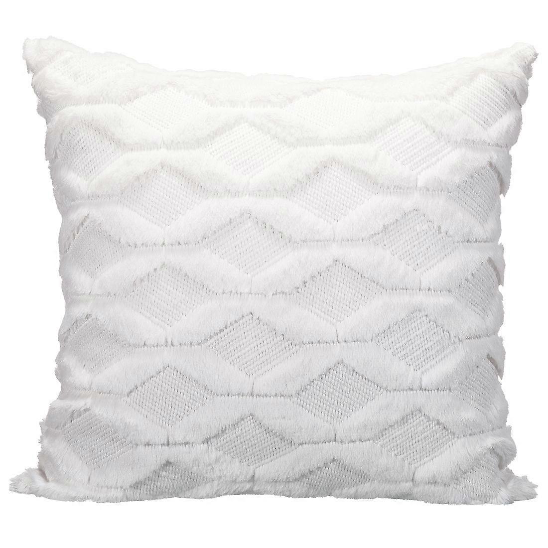 Set of 2 Luxury Style Soft Short Wool Velvet Square Pillowcases - Ultimate Comfort and Style for Your Bedding Needs