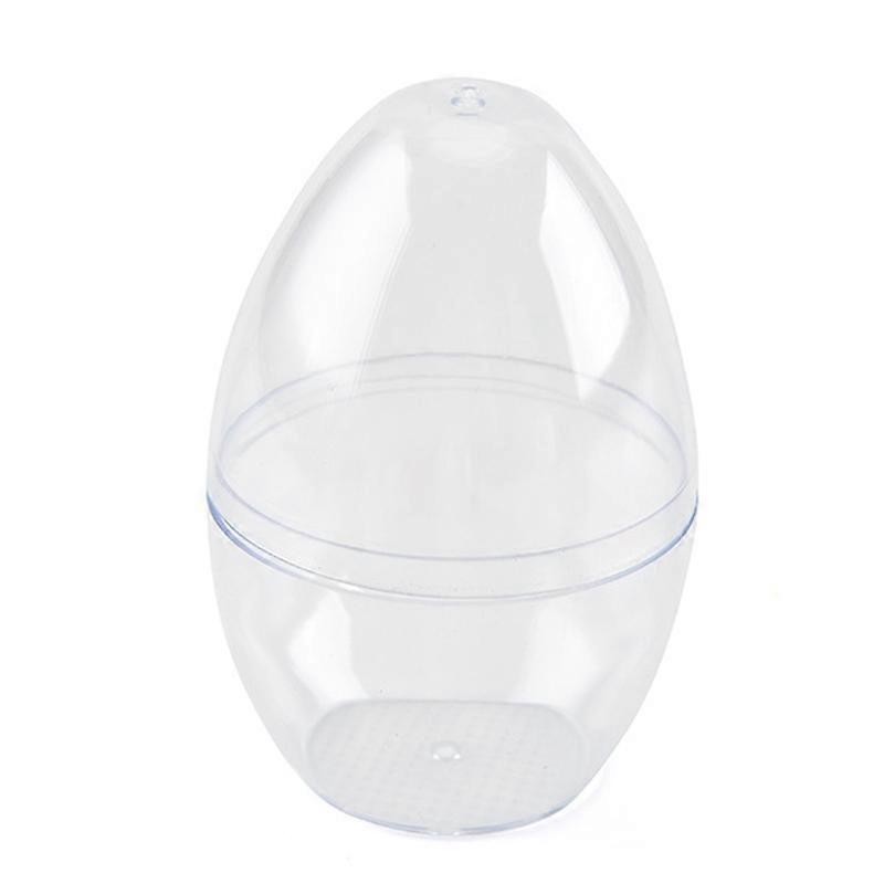 Transparent Egg Shape Makeup Powder Puff Sponge Empty Container Storage Box JIKAIX