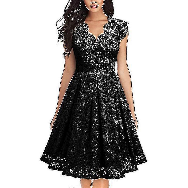 Robe élégante en dentelle, robe de soirée