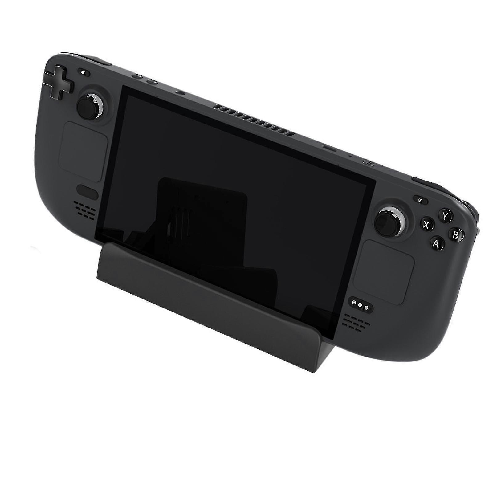 Adjustable Base Stand Black Foldable Plastic Portable With Cooling Holes