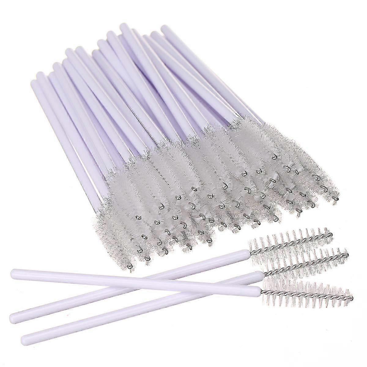 100 Pack Disposable Eyelash Mascara Brushes For Eye Lashes Extension Eyebrow And Makeup