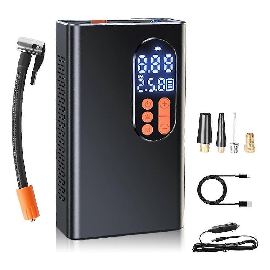  Digital Electric Air Compressor with LED Light Car Tyre Inflatable Pump Inflator