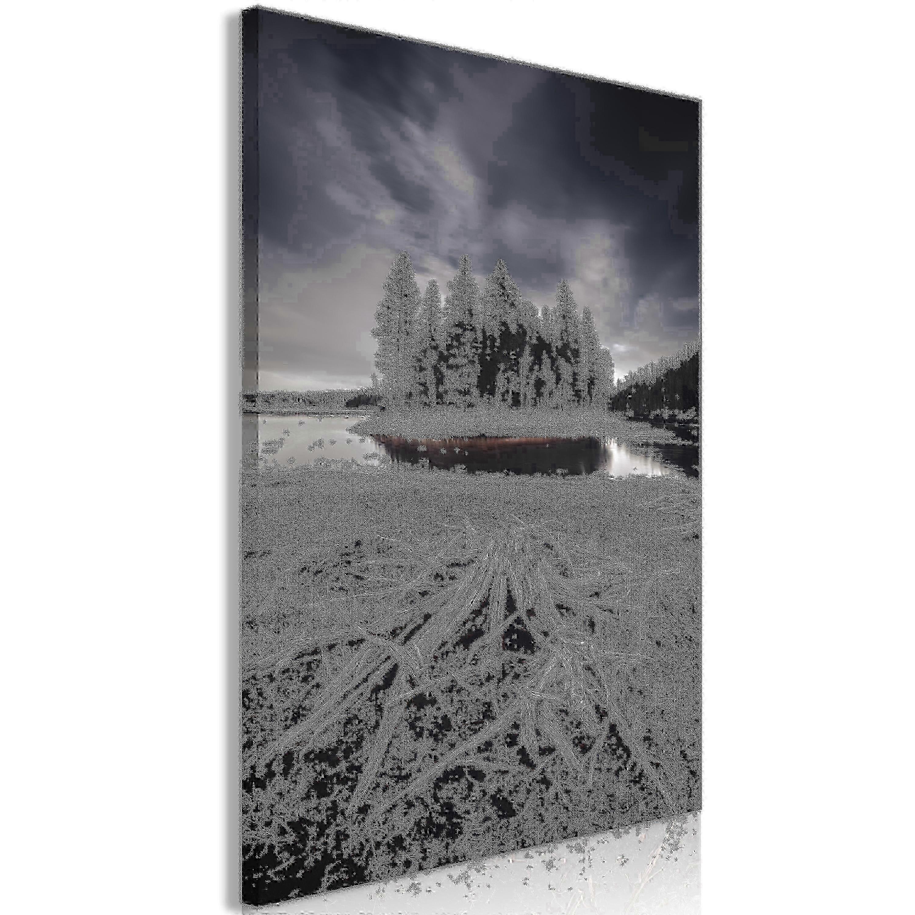 Canvas Print - Wooded Island (1 Part) Vertical