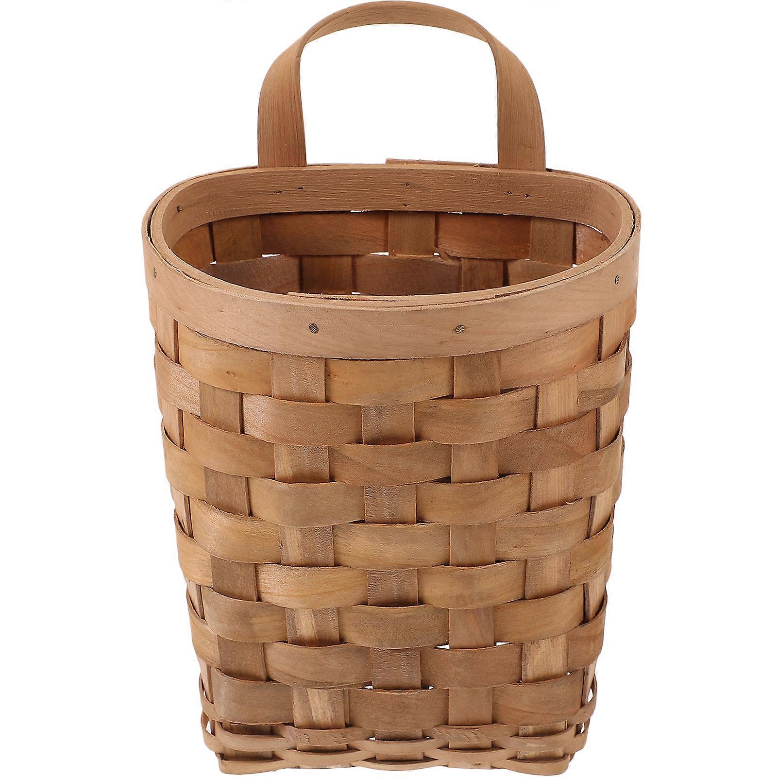Woven Storage Baskets Woven Hanging Organizer Kitchen Hanging Storage Bins