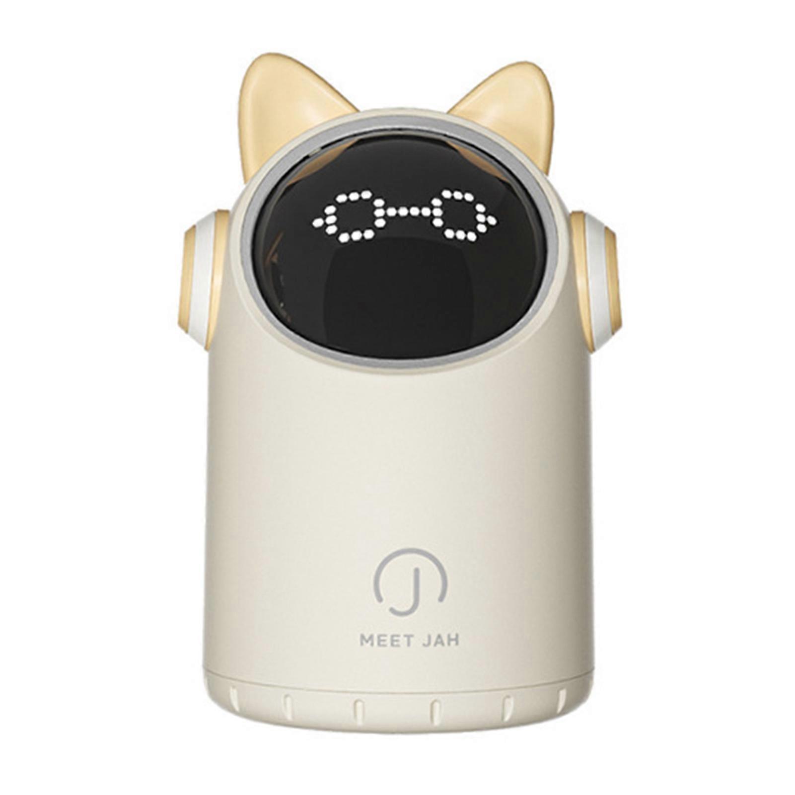 Desktop Trash Can Large Capacity Anti-Pinch Function Compact Motion Sensor Waste Basket Automatic Garbage Can with Spherical Display