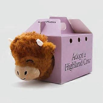 WJTG Adoptieren Sie eine Highland Cow Plüsch Niedliche Kuh Kuscheltier Flauschige Kuh Figur Spielzeug ~auJ