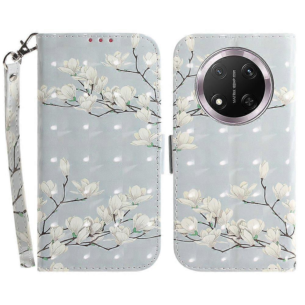 For Honor Magic7 Lite 5G Case Pattern Printing Leather Wallet Phone Cover