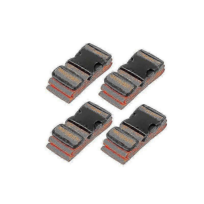 Pack de 4 Cinturón de Equipaje con Accesorios de Viaje, para Maleta