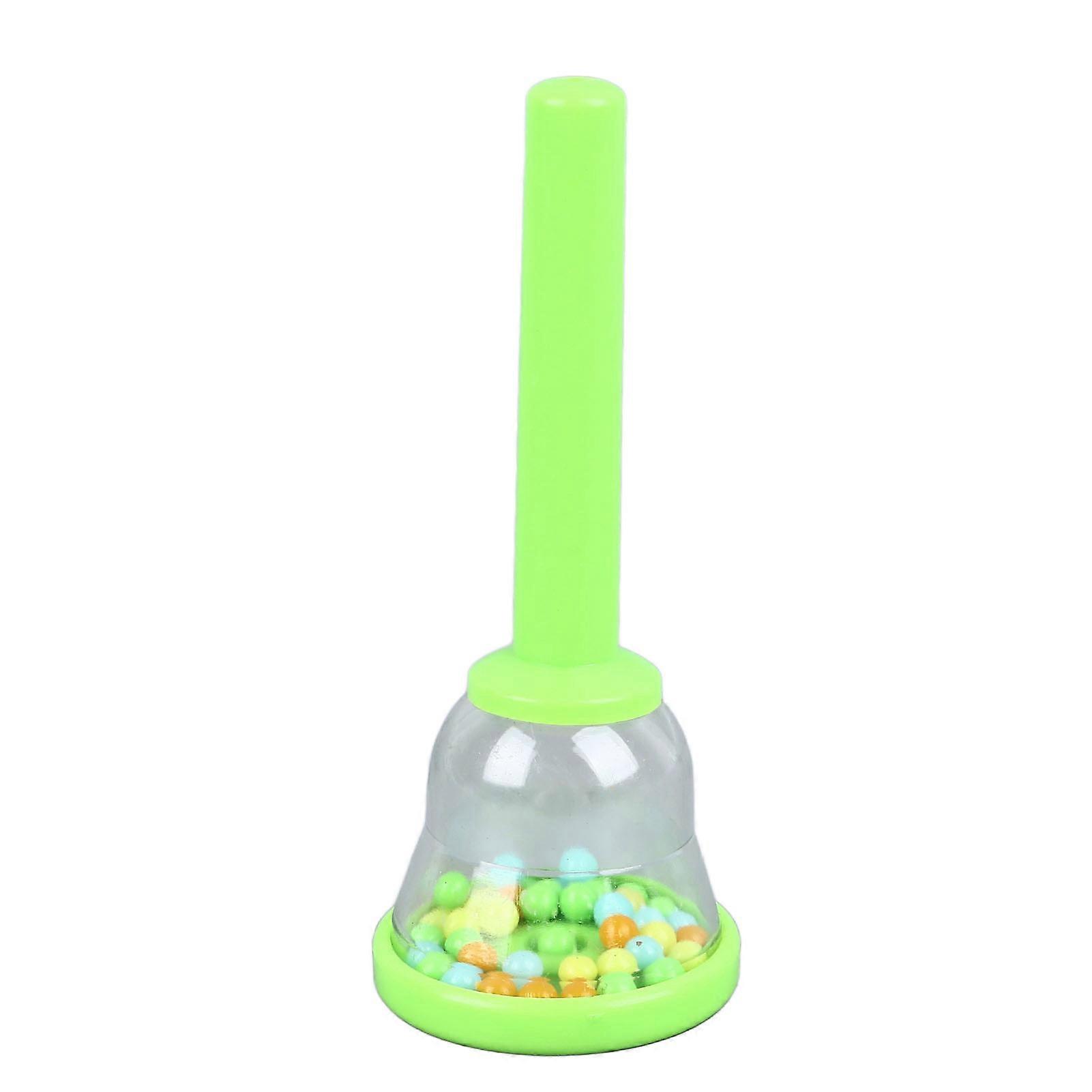 Kids Hand Bell Plastic Grip Training Percussion Bell Green