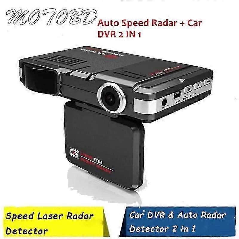 Black 720P 3 In 1 V10 Auto Speed Radar + 170 Degree Car DVR + GPS Russian English Optional ST1M296