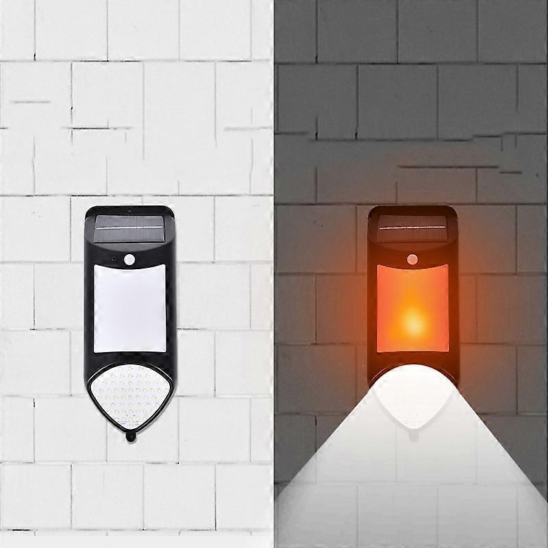 X-A18 59 LED Solar LED Flame Human Sensor Lights Garden Lights