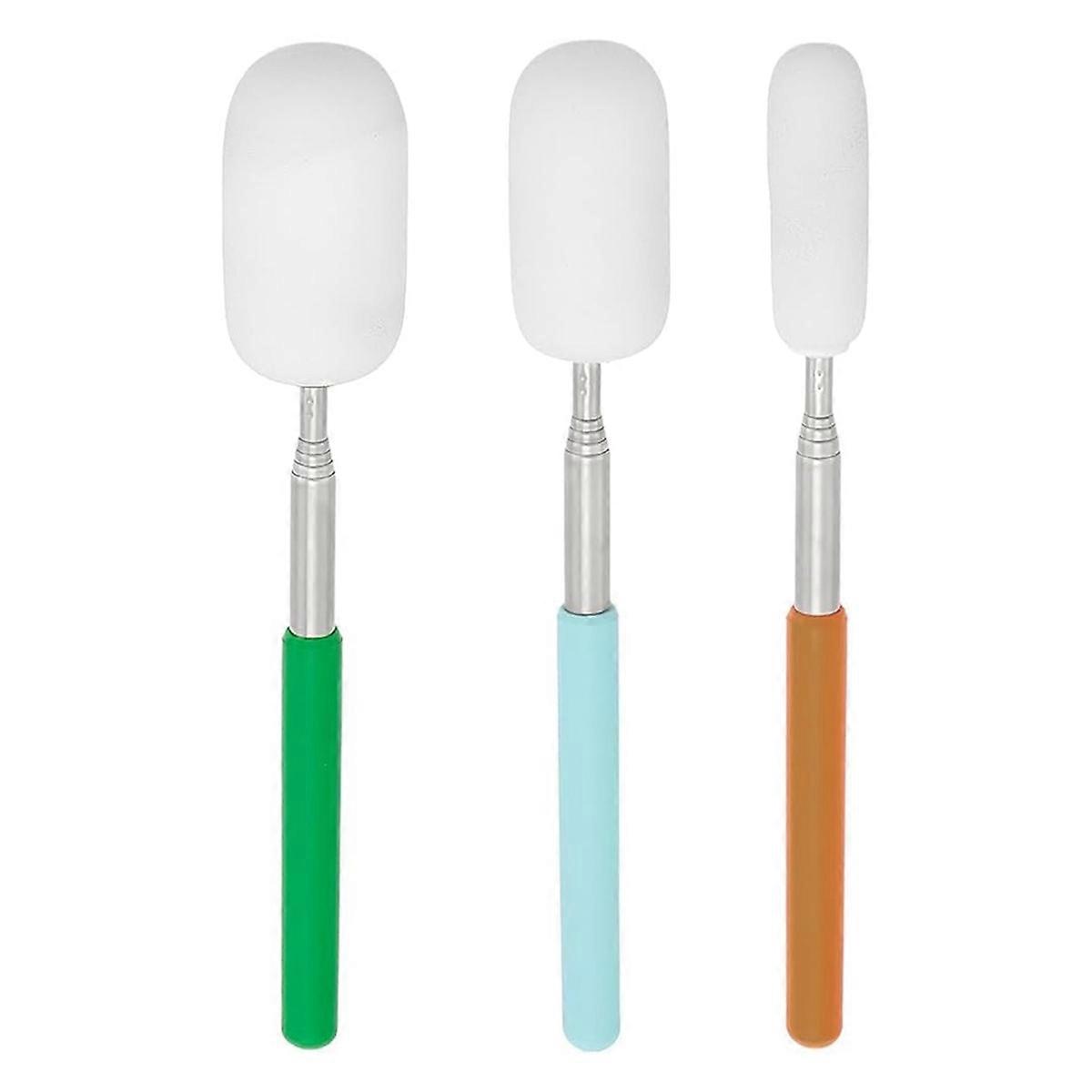 3PCS Telescoping Sponge Stick for Pottery, Stainless Steel Handle Absorbent Sponge- for Water Removal From Pottery