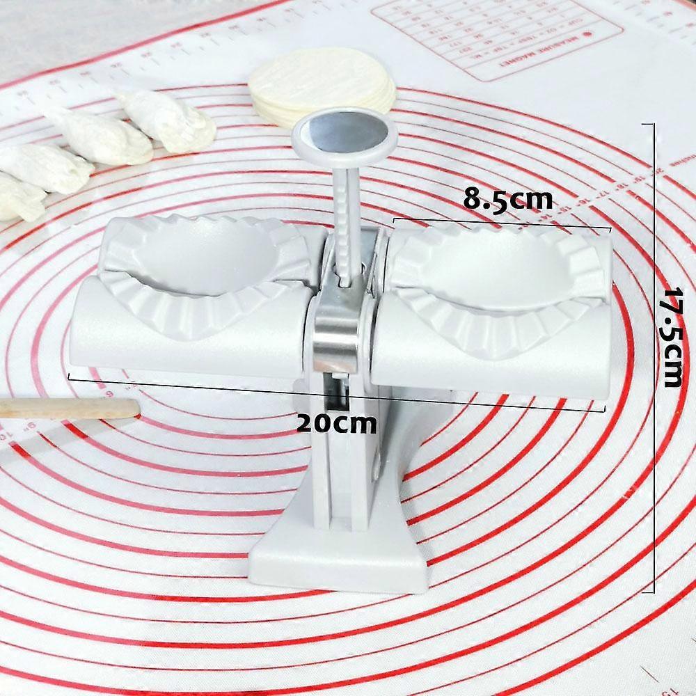2x Dumpling Machine Kitchen Gadgets Make Two Dumpling Molds at Once DIY Pie Wonton Mold Dumpling Tool