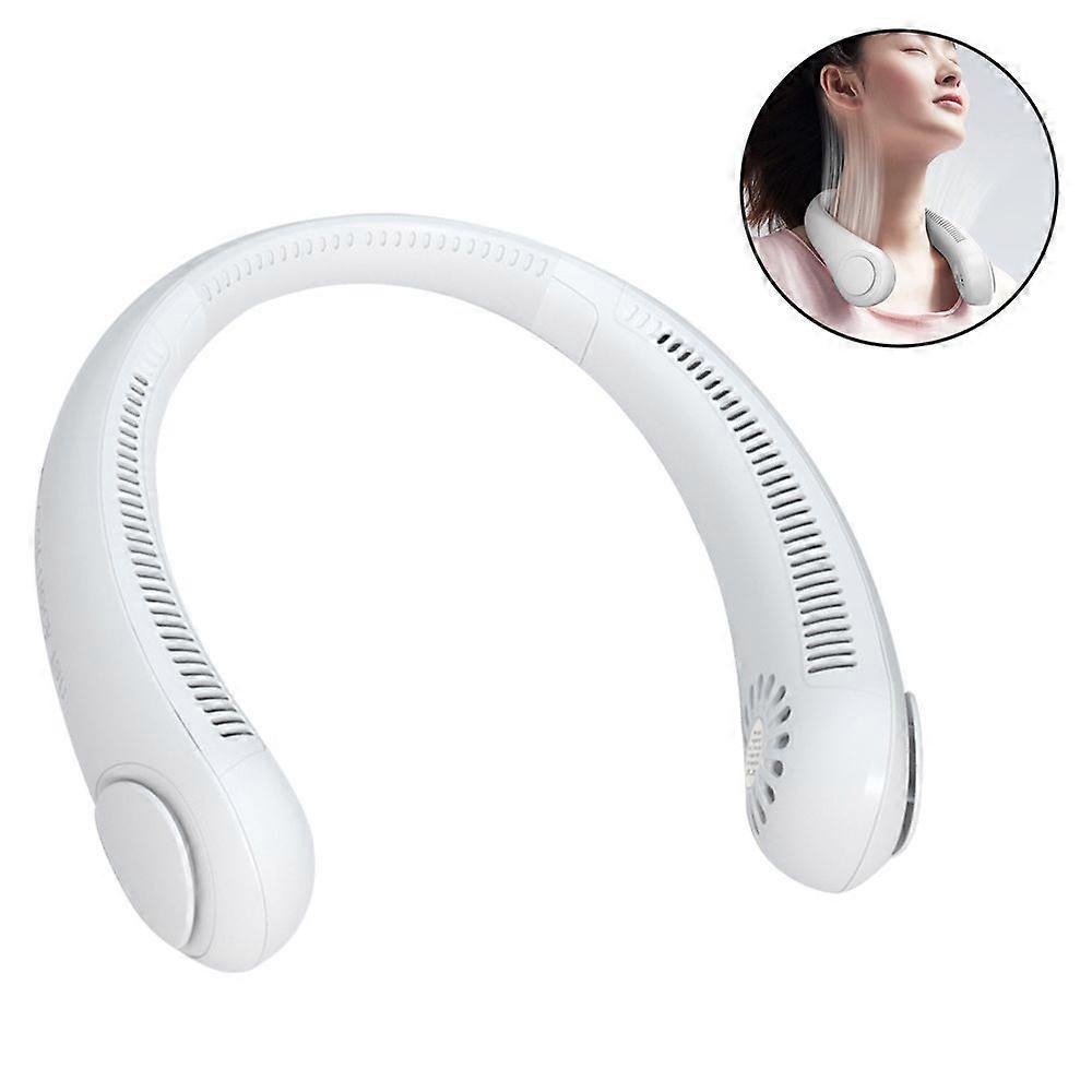 مروحة رقبة محمولة بدون شفرات بدون استخدام اليدين ، مروحة تبريد شخصية يمكن ارتداؤها