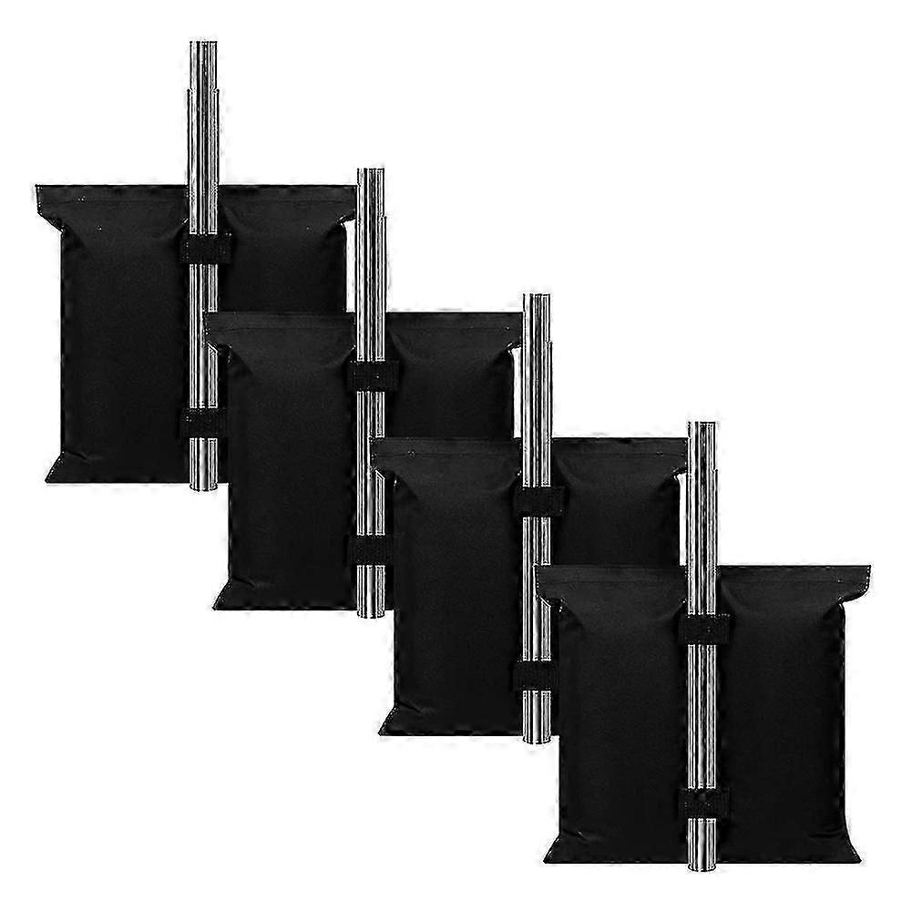 Lot de 4 poids pour auvent, sacs de sable pour pieds d'auvent, poids de tente robustes, sacs de sable coupe-vent