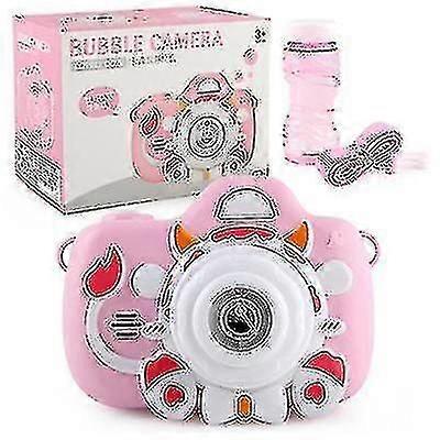 Electronic Music Bubble Camera Toys For Children Portable Bubble Machine