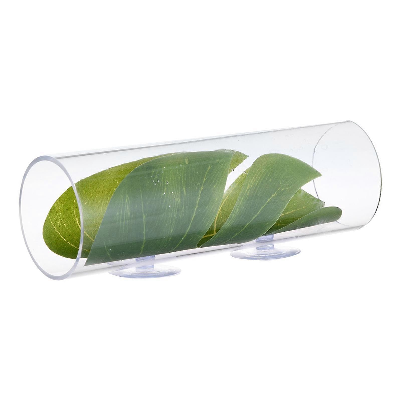 Betta Tunnel Hide Spawning Enrichment Betta Fish Leaf Pad with Suction Cups