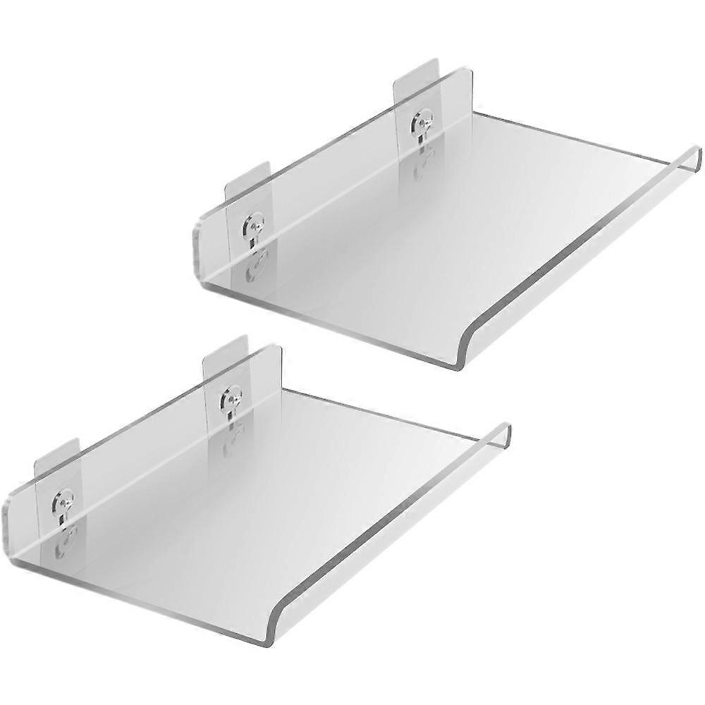 Acrylic Floating Shelves, Wall Mount, Bookshelf, Display Shelf
