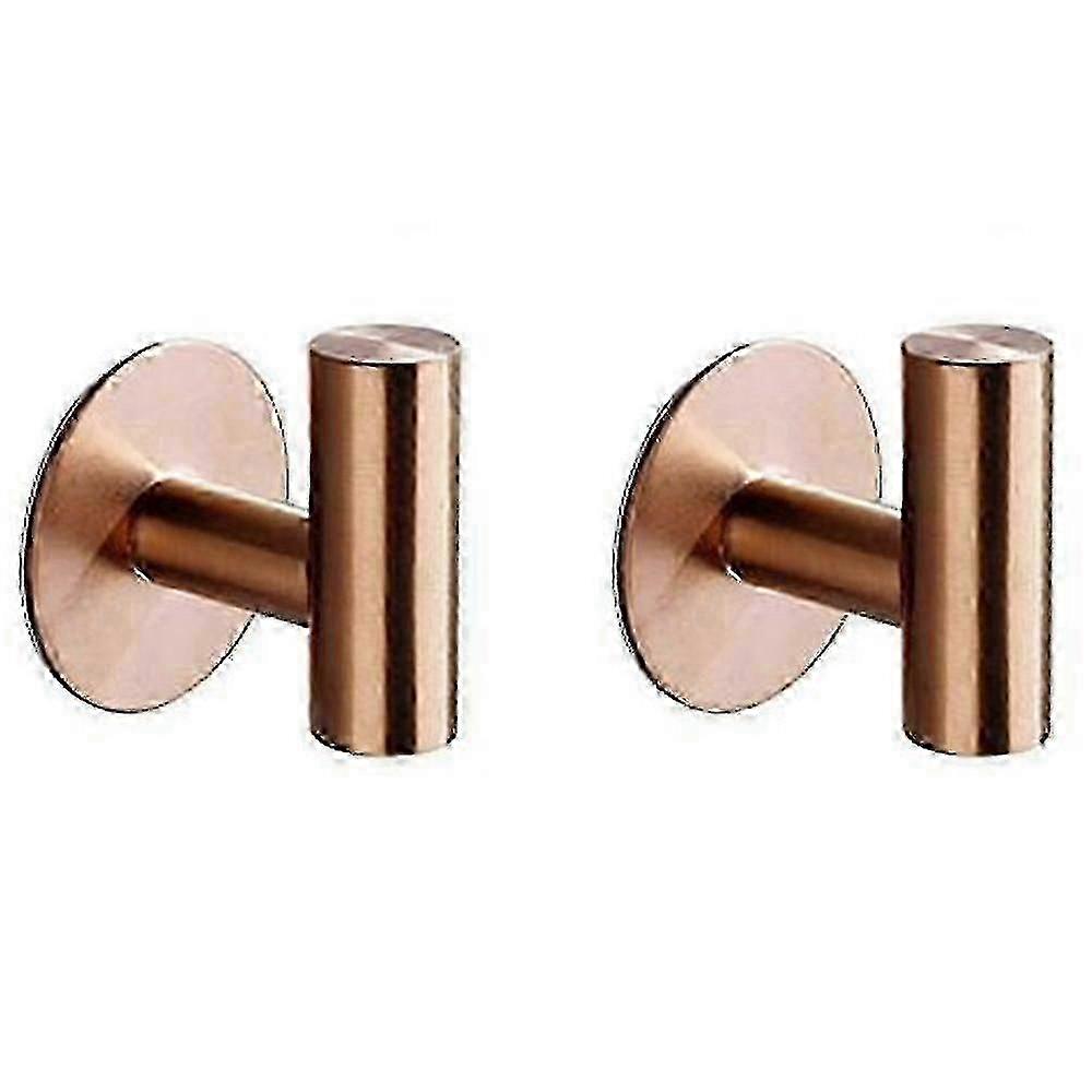 2 قطع الحمام هوك الفولاذ المقاوم للصدأ هوك الثقيلة هوك للحمام المطبخ غرفة المعيشة فندق معطف هوك (مسمار الحرة)