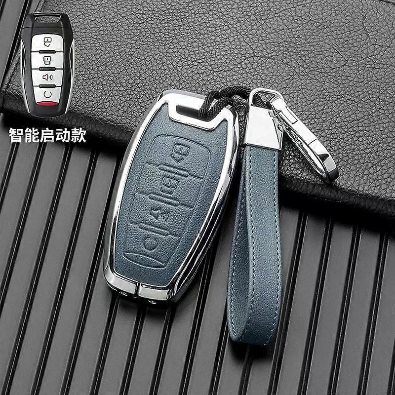 Alloy Key Case compatible for  Haval F7x H6 Accessories Car Key Cover Keychain compatible for  Haval Jolion Joico Jollein F7 H6 Jolyon F7H Dargo